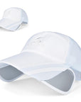 Adjustable Fishing Caps Outdoor Sports Men'S Fishing Hats Travel Mountain-MoeTron Store-White-Bargain Bait Box