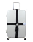 Adjustable Luggage Strap Password Lock Suitcase Strap Quick Release Travel-Live Beautiful-Black-Bargain Bait Box