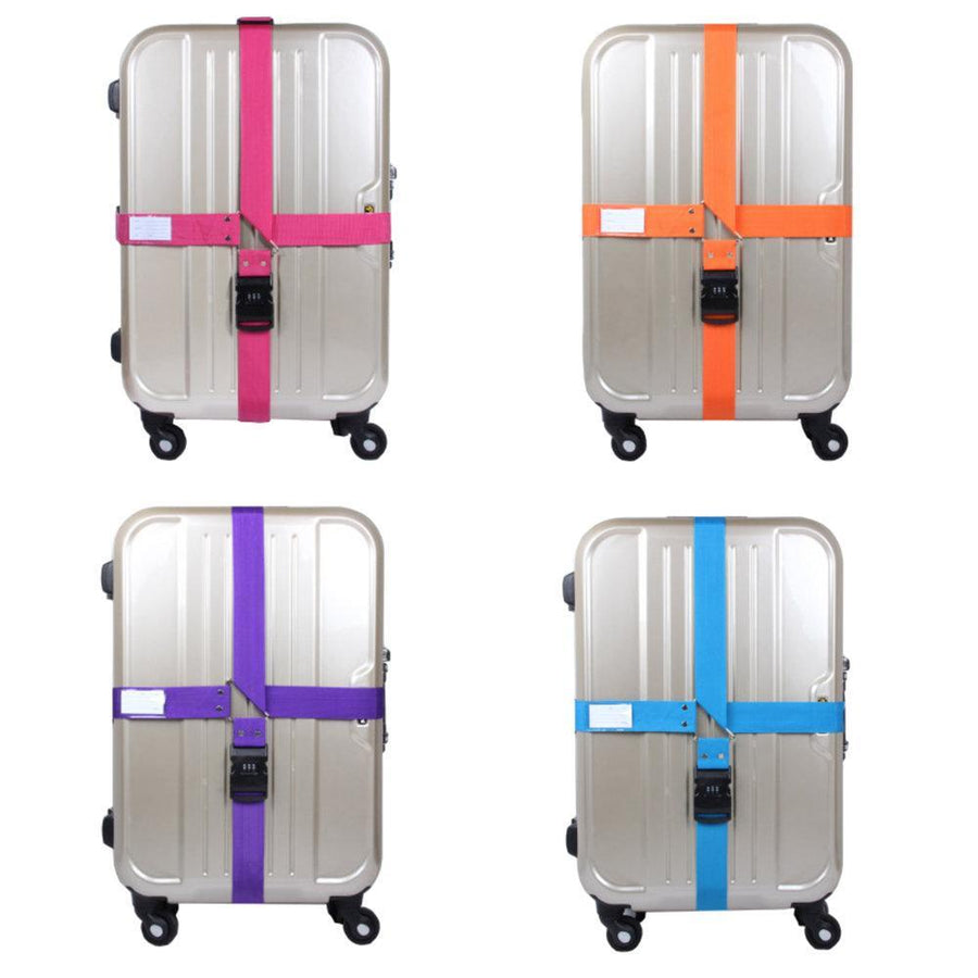 Adjustable Luggage Strap Password Lock Suitcase Strap Quick Release Travel-Live Beautiful-Colorful-Bargain Bait Box