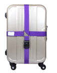 Adjustable Luggage Strap Password Lock Suitcase Strap Quick Release Travel-Live Beautiful-Purple-Bargain Bait Box