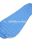 Aegismax M2 Lengthened Blue Wing Mummy Sleeping Bag Ultralight White Goose-Mount Hour Outdoor Co.,Ltd store-200X86cm Blue L-Bargain Bait Box