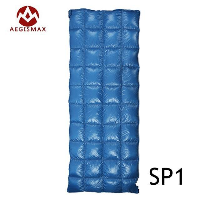 Aegismax Outdoor Envelope Sleeping Bag Splicing White Duck Down Single-Mount Hour Outdoor Co.,Ltd store-SP1 Blue-Bargain Bait Box