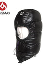 Aegismax Winter Outdoor Goose Down Hat Cap Beanie Ski Balaclava Face Cover-Sleeping Bags-YOUGLE store-Black-Bargain Bait Box