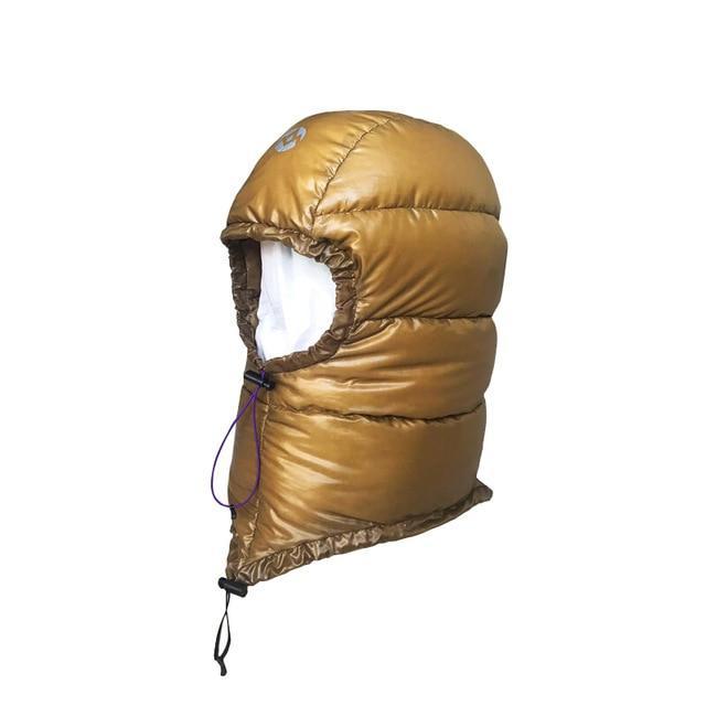 Aegismax Winter Outdoor Goose Down Hat Cap Beanie Ski Balaclava Face Cover-Sleeping Bags-YOUGLE store-Golden-Bargain Bait Box