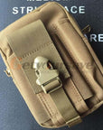 Airsoft Sports Military 600D Molle Utility Tactical Vest Waist Pouch Bag For-711 SportMarket-Khaki-Bargain Bait Box