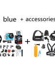 Akaso Ek7000 4K Wifi Outdoor Action Camera Video Extreme Sports Helm Ultra Hd-Action Cameras-DragonTouch Store-Bundle blue-Bargain Bait Box