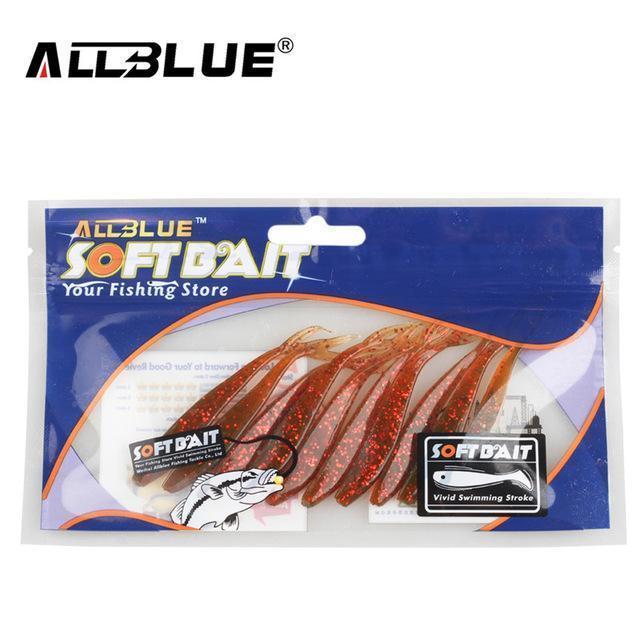 Allblue 12Pcs/Lot 1.5G/7.5Cm Soft Jerk Bait Fishing Lure Shad Jerkbait Soft-allblue Official Store-ColorB-Bargain Bait Box