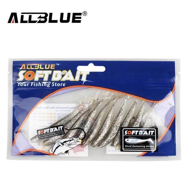 Allblue 12Pcs/Lot 1.5G/7.5Cm Soft Jerk Bait Fishing Lure Shad Jerkbait Soft-allblue Official Store-ColorD-Bargain Bait Box