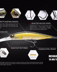 Allblue 15.8G 100Mm Jerkbait Fishing Lure 2M-3M Deep Swim Hard Bait Fish-AllBLue Fishing-COLOR A-Bargain Bait Box