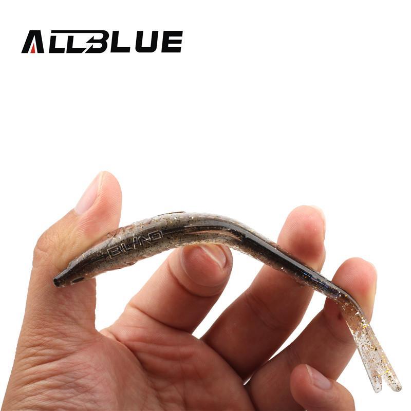 Allblue 2Pcs/Lot 12.5G/13.5Cm Soft Bait Fishing Lure Shad Silicone Bass Flexible-allblue Official Store-Grey-Bargain Bait Box