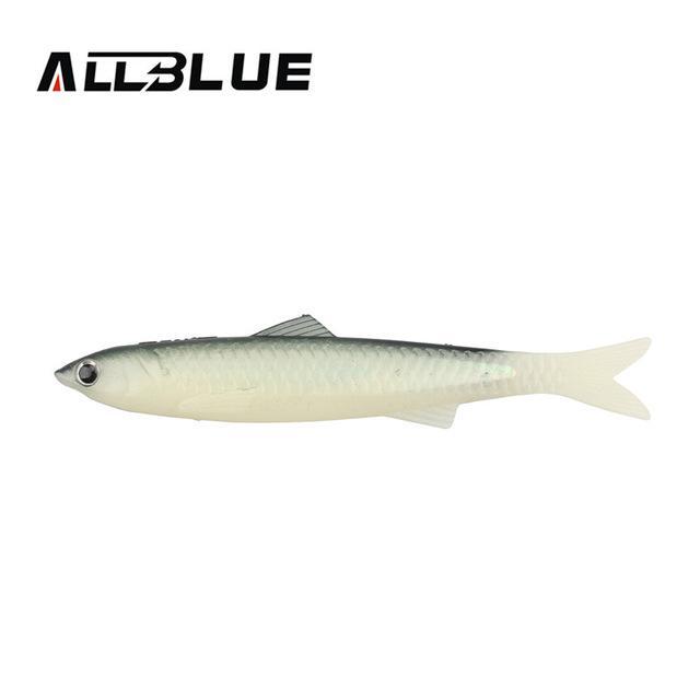 Allblue 2Pcs/Lot 12.5G/13.5Cm Soft Bait Fishing Lure Shad Silicone Bass Flexible-allblue Official Store-Luminous-Bargain Bait Box