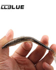 Allblue 2Pcs/Lot 12.5G/13.5Cm Soft Bait Fishing Lure Shad Silicone Bass Flexible-Unrigged Plastic Swimbaits-allblue Official Store-Grey-Bargain Bait Box