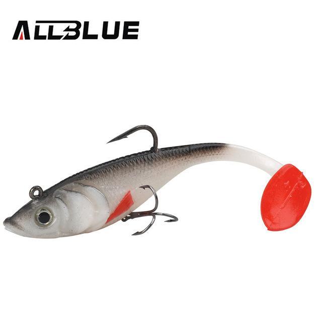 Allblue 2Pcs/Lot 3D Eyes Swim Bait Live Bass 13.5Cm Soft Rubber Sea Fishing-allblue Official Store-Color C-Bargain Bait Box