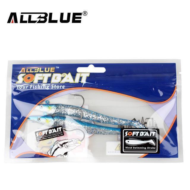 Allblue 2Pcs/Lot Jig Fish Head Sinking Fishing Lure 11Cm/21G Fresh Salt Water-allblue Official Store-Blue-Bargain Bait Box