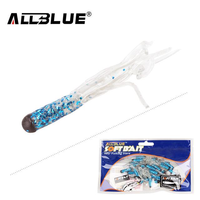 Allblue 30Pcs/Lot Tube Bait 45Mm 0.7G Soft Lure Carp Fishing Lures Tubez Tackle-allblue Official Store-C-Bargain Bait Box
