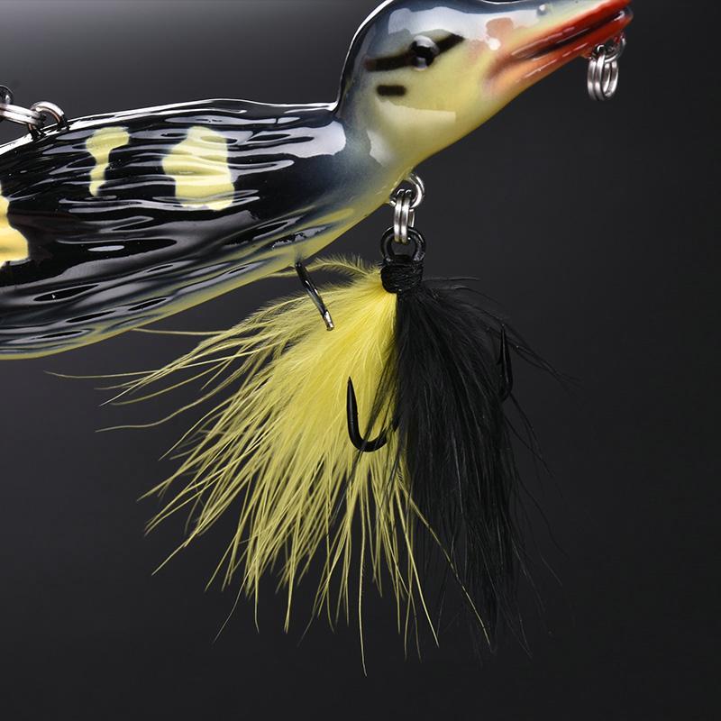 Allblue 3D Stupid Duck Topwater Fishing Lure Floating Artificial