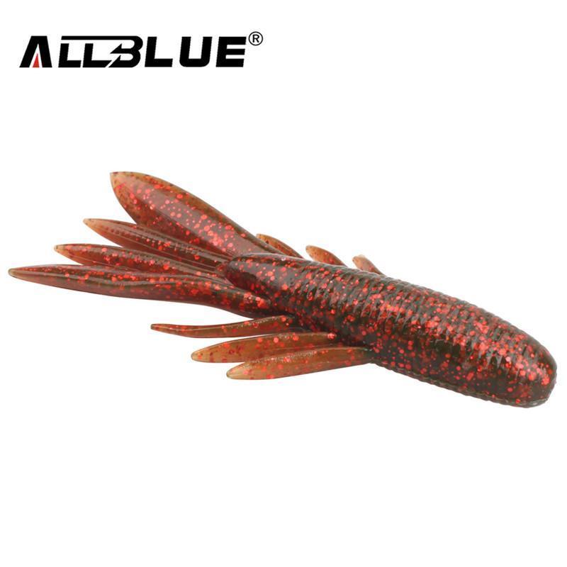 Allblue 6Pcs/Lot Custom Baits Super Craws Soft Fishing Lure For Fishing Soft-allblue Official Store-A-Bargain Bait Box