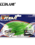 Allblue 80Mm/4.2G Vivid Soft Lures 6Pcs/Lot Artificial Fishing Bait-allblue Official Store-Color G-Bargain Bait Box