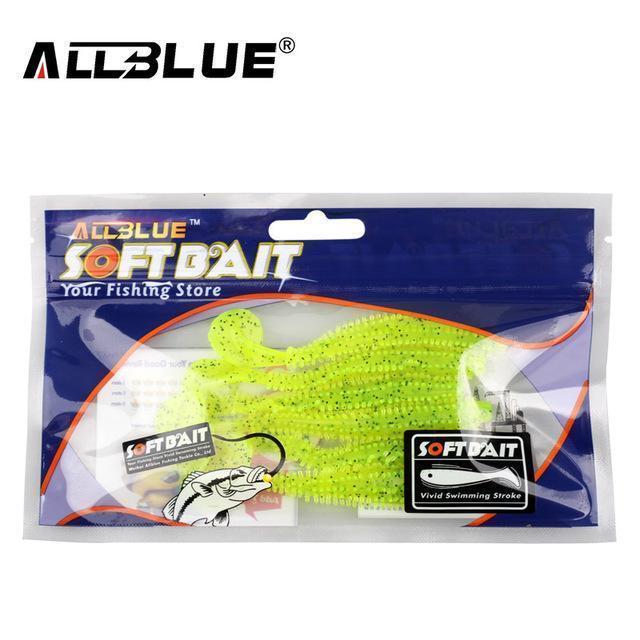 Allblue 80Mm/4.2G Vivid Soft Lures 6Pcs/Lot Artificial Fishing Bait-allblue Official Store-Color I-Bargain Bait Box
