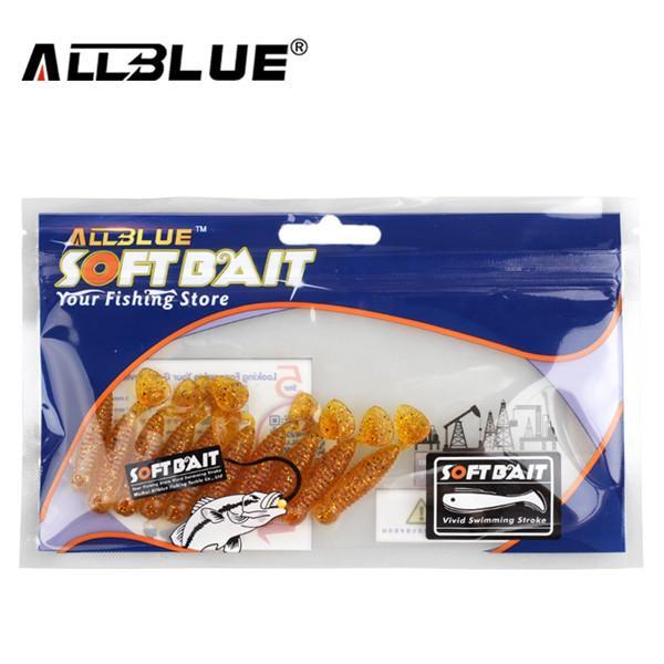 Allblue Classic Flexible Soft Lures 43Mm/1.7G 10Pcs/Lot Swimbaits Fishing-allblue Official Store-Brown-Bargain Bait Box