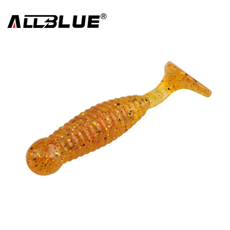 Allblue Classic Flexible Soft Lures 43Mm/1.7G 10Pcs/Lot Swimbaits Fishing-allblue Official Store-Red-Bargain Bait Box