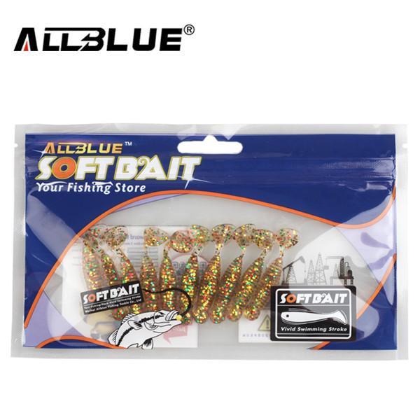 Allblue Classic Flexible Soft Lures 43Mm/1.7G 10Pcs/Lot Swimbaits Fishing-allblue Official Store-Star-Bargain Bait Box