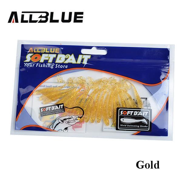 Allblue Classic Flexible Soft Lures 5Cm /0.55G 20Pcs/Lot Swimbaits Artificial-allblue Official Store-Gold-Bargain Bait Box