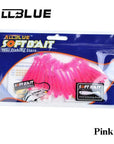 Allblue Classic Flexible Soft Lures 5Cm /0.55G 20Pcs/Lot Swimbaits Artificial-allblue Official Store-Pink-Bargain Bait Box