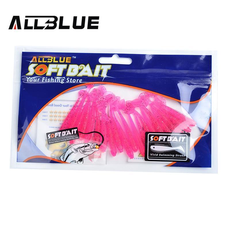 Allblue Classic Flexible Soft Lures 5Cm /0.55G 20Pcs/Lot Swimbaits Artificial-allblue Official Store-Red-Bargain Bait Box