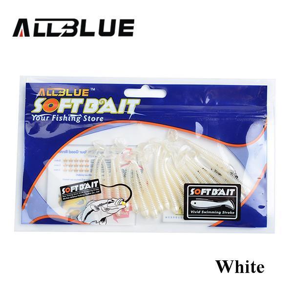 Allblue Classic Flexible Soft Lures 5Cm /0.55G 20Pcs/Lot Swimbaits Artificial-allblue Official Store-White-Bargain Bait Box
