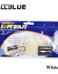 Allblue Classic Flexible Soft Lures 5Cm /0.55G 20Pcs/Lot Swimbaits Artificial-allblue Official Store-White-Bargain Bait Box