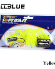 Allblue Classic Flexible Soft Lures 5Cm /0.55G 20Pcs/Lot Swimbaits Artificial-allblue Official Store-Yellow-Bargain Bait Box