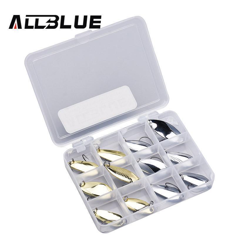 Allblue Copper Spoon Bait Metal Lure Kit 2.8G-4.2G Hard Bait Fresh Water Trout-allblue Official Store-Bargain Bait Box