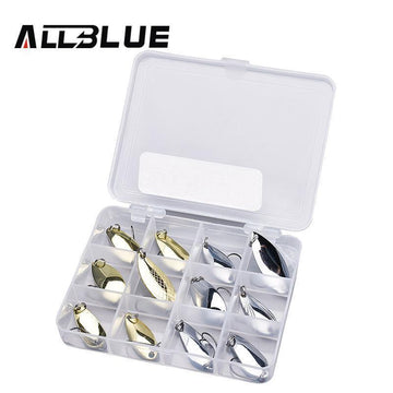 Allblue Copper Spoon Bait Metal Lure Kit 2.8G-4.2G Hard Bait Fresh Water Trout-allblue Official Store-Bargain Bait Box