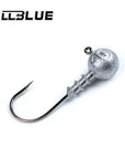 Allblue Exposed Lead Jig Head 3.5G 5G 7G 10G Barbed Hook 10Pcs/Lot Soft Lure-allblue Official Store-10g 10pcs-Bargain Bait Box