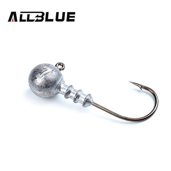 Allblue Exposed Lead Jig Head 3.5G 5G 7G 10G Barbed Hook 10Pcs/Lot Soft Lure-allblue Official Store-7g 10pcs-Bargain Bait Box