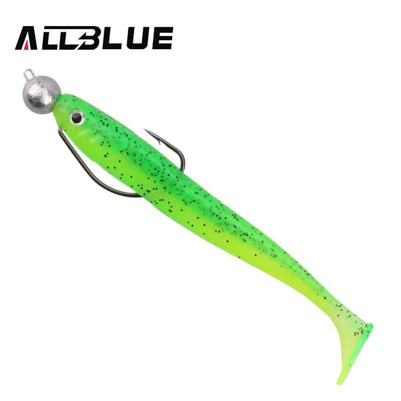 Allblue Exposed Lead Jig Head 3.5G 5G 7G 10G Barbed Hook Soft Lure Jigging-allblue Official Store-3g 5pcs-Bargain Bait Box