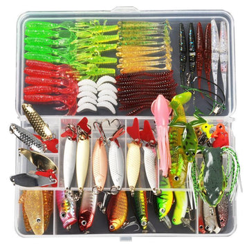 Allblue Fishing Lure Minnow/Popper/Wobbler Spoon Metal Lure Soft Bait Fishing-allblue Official Store-E-Bargain Bait Box