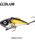 Allblue Joker 70S Sinking Fishing Lure Lipless Crankbaits Hard Artificial Vib-allblue Official Store-Color C-Bargain Bait Box