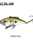 Allblue Joker 70S Sinking Fishing Lure Lipless Crankbaits Hard Artificial Vib-allblue Official Store-Color E-Bargain Bait Box