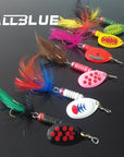 Allblue Metal Fishing Lure 6Pcs/Lot 5G Spoon Lure Spinner Bait Fishing Tackle-allblue Official Store-Bargain Bait Box