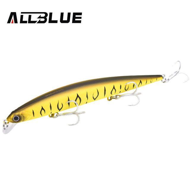 Allblue Tyrant Jerkbait 115F Floating Minnow Bass Pike Hard Fishing Lure With-allblue Official Store-Color B-Bargain Bait Box