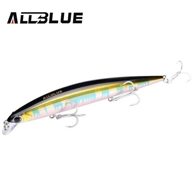 Allblue Tyrant Jerkbait 115F Floating Minnow Bass Pike Hard Fishing Lure With-allblue Official Store-Color C-Bargain Bait Box