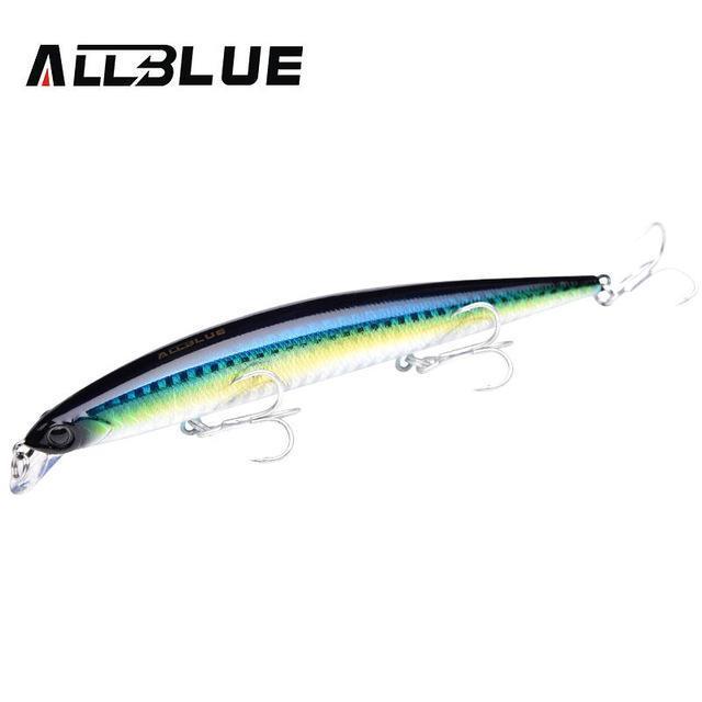 Allblue Tyrant Jerkbait 115F Floating Minnow Bass Pike Hard Fishing Lure With-allblue Official Store-Color E-Bargain Bait Box