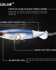 Allblue Whopper Popper Topwater Fishing Lure 13G 9Cm Artificial Bait Hard-allblue Official Store-Color A-Bargain Bait Box