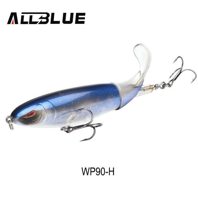 Allblue Whopper Popper Topwater Fishing Lure 13G 9Cm Artificial Bait Hard-allblue Official Store-Color H-Bargain Bait Box