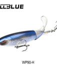 Allblue Whopper Popper Topwater Fishing Lure 13G 9Cm Artificial Bait Hard-allblue Official Store-Color H-Bargain Bait Box
