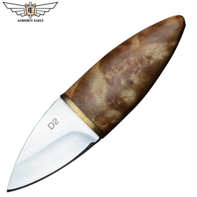 Almighty Eagle Mini Folding Blade Knife Wood Handle Knifes Stainless Steel Edc-ALMIGHTY EAGLE Official Store-Figured Sycamore-Bargain Bait Box