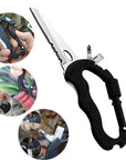 Aluminum Alloy Carabiner Hook Multifunctional Quick Release Hiking Buckle With-EnjoyOutdoor Store-Bargain Bait Box