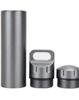 Aluminum Alloy Edc Survival Waterproof Pill/Match Case Box Container Outdoor-happyeasybuy01-Bargain Bait Box